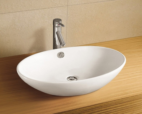 Раковина Azario 625х415х150 накладная белый AZ-3077 Раковина Azario 625х415х150 накладная белый AZ-3077