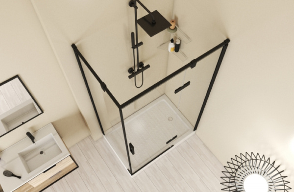 Душевой уголок 120х80х195 Bravat Blackline BS120.3113AB Душевой уголок 120х80х195 Bravat Blackline BS120.3113AB