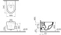Безободковый подвесной унитаз VitrA Sento 7748B083-0101 матовый черный Безободковый подвесной унитаз VitrA Sento 7748B083-0101 матовый черный