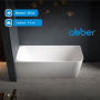 Ванна из искусственного камня Abber 170x75 см AS9621-1.7 R