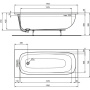 Ванна акриловая встраиваемая 170x75 см Ideal Standard  T476001 Ванна акриловая встраиваемая 170x75 см Ideal Standard  T476001