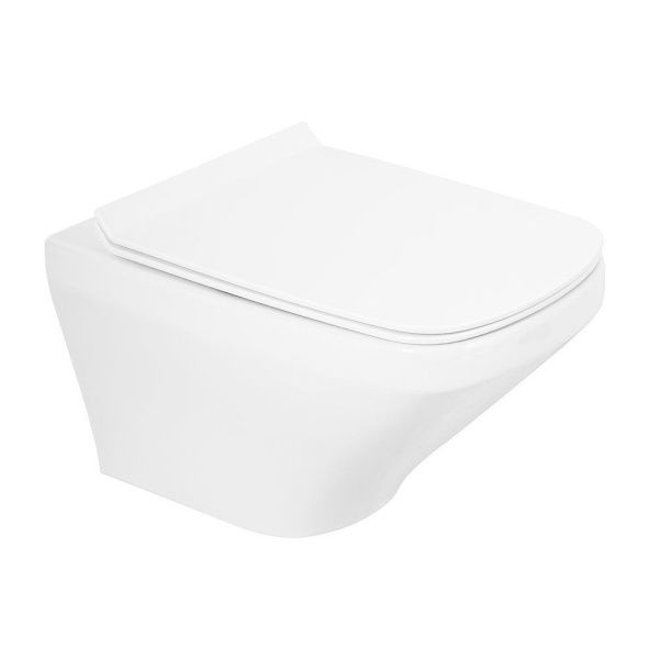 Унитаз подвесной безободковый  BelBagno SELA BB3201CHR белый Унитаз подвесной безободковый  BelBagno SELA BB3201CHR белый