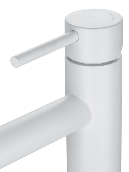 Смеситель для раковины Wonzon & Woghand WW-H1063-MW белый матовый
