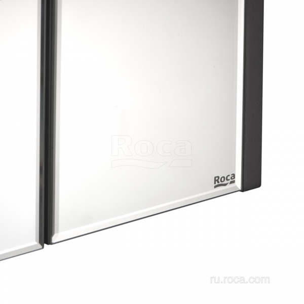 Зеркальный шкаф Roca Ronda 70 белый глянец/черный ZRU9302969 Зеркальный шкаф Roca Ronda 70 белый глянец/черный ZRU9302969