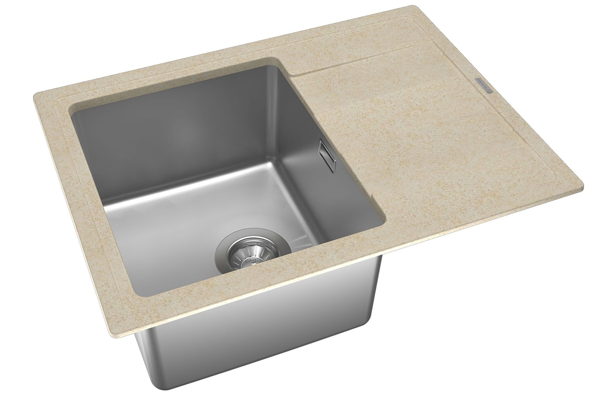 Кухонная мойка комбинированная 65x48 Florentina 21.390.B0650.307 Серый шёлк Кухонная мойка комбинированная 65x48 Florentina 21.390.B0650.307 Серый шёлк