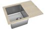 Кухонная мойка комбинированная 65x48 Florentina 21.390.B0650.307 Серый шёлк Кухонная мойка комбинированная 65x48 Florentina 21.390.B0650.307 Серый шёлк