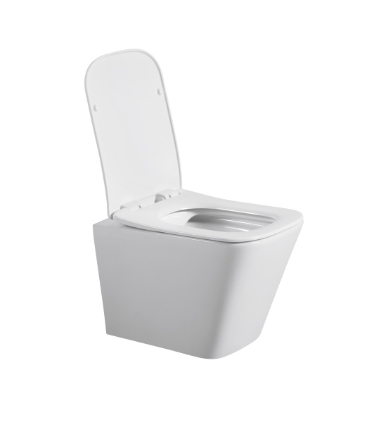 Унитаз подвесной Sapbox Glimer SB7051C1-W безободковый с микролифтом