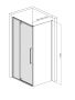 Душевая перегородка AQUAme AQM7111-2 черный прозрачная Душевая перегородка AQUAme AQM7111-2 черный прозрачная