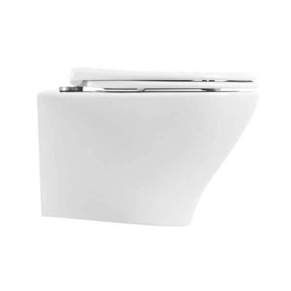 Унитаз подвесной безободковый  BelBagno ACQUA BB340CHR Унитаз подвесной безободковый  BelBagno ACQUA BB340CHR