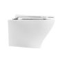 Унитаз подвесной безободковый  BelBagno ACQUA BB340CHR Унитаз подвесной безободковый  BelBagno ACQUA BB340CHR