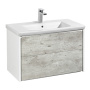 Тумба под раковину Roca Ronda 80 см Z.RU93.0.300.4 подвесная бетон, белый