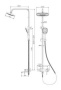 Душевая система Haiba HB24805-7 Душевая система Haiba HB24805-7