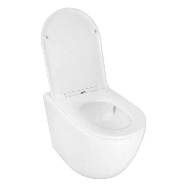 Унитаз Azario Grado AZ-2141D-UQ1 приставной безободковый с микролифтом