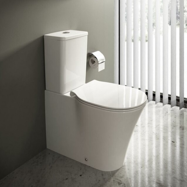 Напольный пристенный унитаз для монтажа с бачком Ideal Standard CONNECT AIR AquaBlade® E013701 Напольный пристенный унитаз для монтажа с бачком Ideal Standard CONNECT AIR AquaBlade® E013701