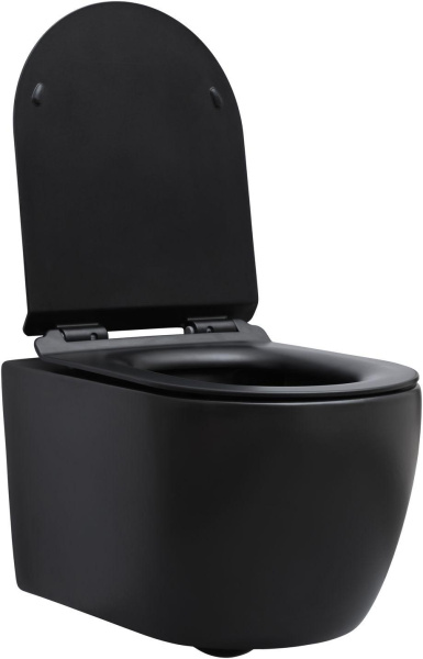 Унитаз подвесной Aquanet CETUS-BW безободковый с микролифтом