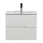 Тумба под раковину Cezares Duet-N 60 см DUET-N-600-2C-SO-BL подвесная bianco lucido