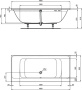 Встраиваемая акриловая прямоугольная ванна 180х80 см Ideal Standard E106701 CONNECT AIR Встраиваемая акриловая прямоугольная ванна 180х80 см Ideal Standard E106701 CONNECT AIR