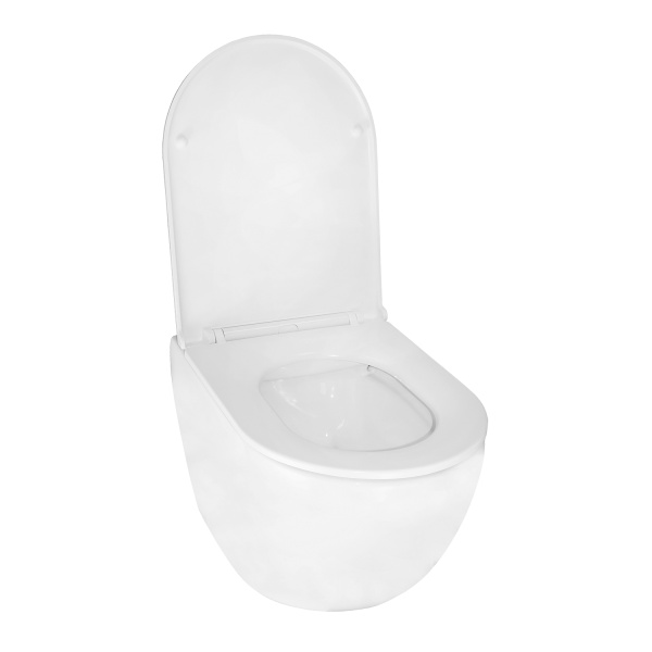 Унитаз Azario Navio AZ-0074 подвесной безободковый с микролифтом