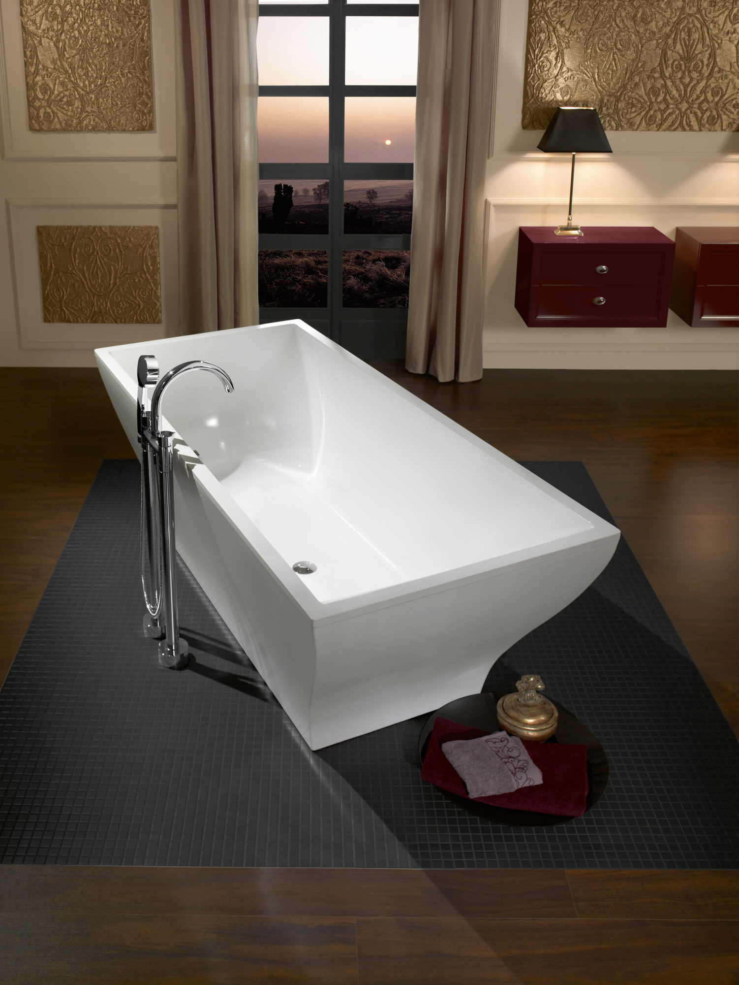 Ванна квариловая Villeroy & Boch La Belle UBQ180LAB2PDV-01