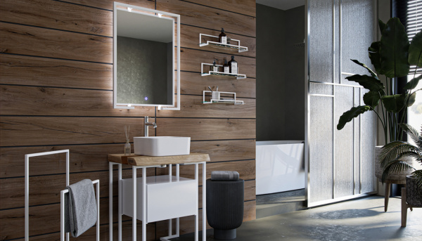 Полка металлическая со стеклом Velvex Gelou 40 White pkGEL.40-58 Полка металлическая со стеклом Velvex Gelou 40 White pkGEL.40-58