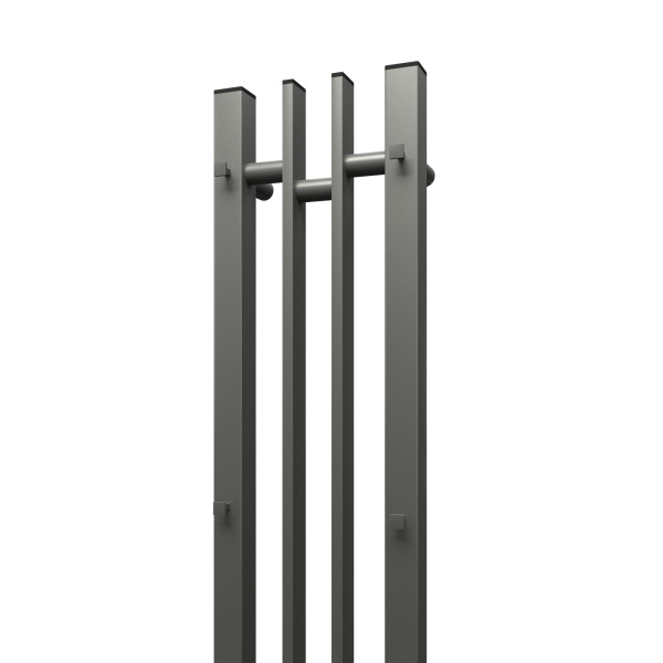 Полотенцесушитель электрический диммер слева 17x80 см Point Фрея PN20728GB графит Полотенцесушитель электрический диммер слева 17x80 см Point Фрея PN20728GB графит