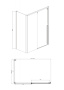 Душевой уголок с одной раздвижной дверью 1200х800х1950 мм BRAVAT SLIM LINE BS120.3104A Душевой уголок с одной раздвижной дверью 1200х800х1950 мм BRAVAT SLIM LINE BS120.3104A