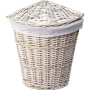 Корзина для белья WasserKRAFT Vils WB-560-M белая