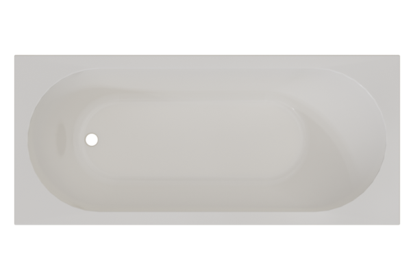 Ванна акриловая Radomir Вальс 170x75 1-01-0-0-1-337 белая пристенная с каркасом