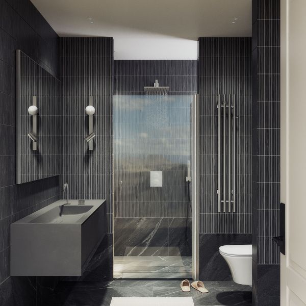 Душевая дверь на монопетле 60x198 см MaybahGlass  MGD-797-5 стекло бесцветное Душевая дверь на монопетле 60x198 см MaybahGlass  MGD-797-5 стекло бесцветное