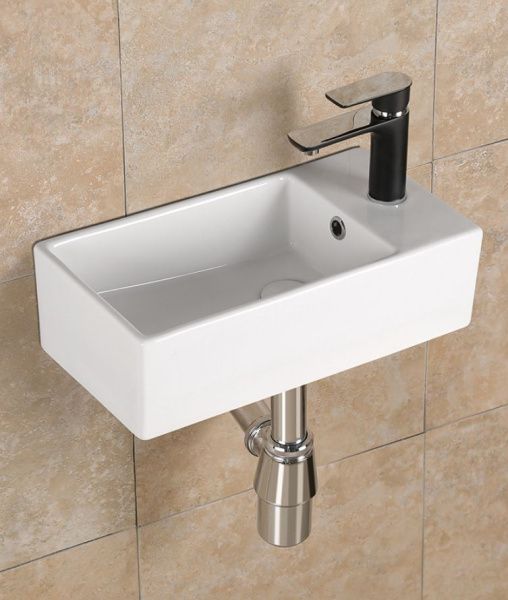Раковина накладная с отверстием под смеситель прямоугольная 48x24 Cerutti SPA СТ9862 белая Раковина накладная с отверстием под смеситель прямоугольная 48x24 Cerutti SPA СТ9862 белая