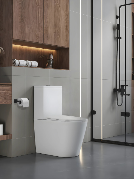 Унитаз-компакт Ceruttispa Piera CT10560 безободковый с микролифтом