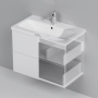 Тумба под раковину Am.Pm Gem 75 см M90FHX07522WG подвесная белая