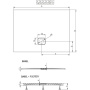 Душевой поддон акриловый RIHO Basel 408 140x80 белый и сифон DC180050000000S Душевой поддон акриловый RIHO Basel 408 140x80 белый и сифон DC180050000000S