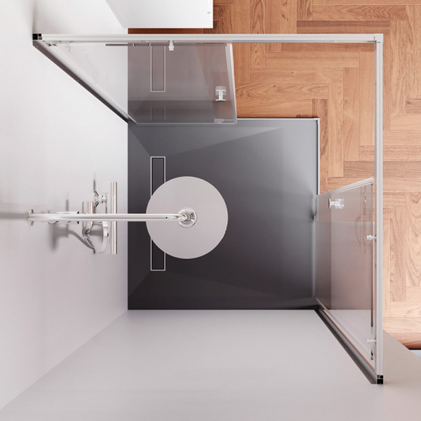 Душевой уголок AM.PM X-Joy 100x190x100 W94G-403-100100-MT1K профиль хром