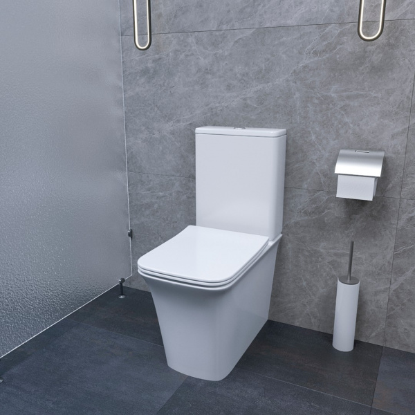 Напольный унитаз-компакт безободковый Cerutti SPA ARNO CT7838 с быстросъемным сиденьем микролифт Напольный унитаз-компакт безободковый Cerutti SPA ARNO CT7838 с быстросъемным сиденьем микролифт
