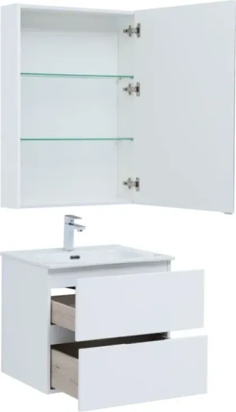 Мебель для ванной Aquanet Алвита New 60 подвесная белая