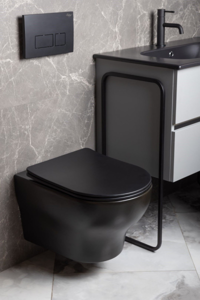 Унитаз Boheme Fiore 978-SET-B подвесной с микролифтом