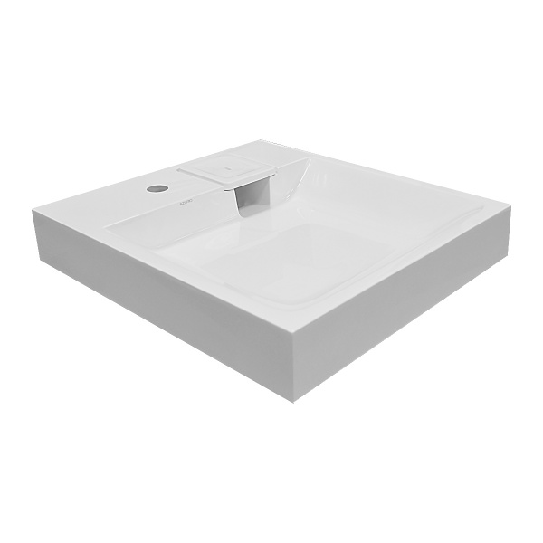 Раковина прямоугольная литьевой мрамор 50x56 Azario Alice CS00082258