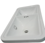 Раковина накладная 70 см Cerutti SPA Double DORRIS CT9280 Раковина накладная 70 см Cerutti SPA Double DORRIS CT9280