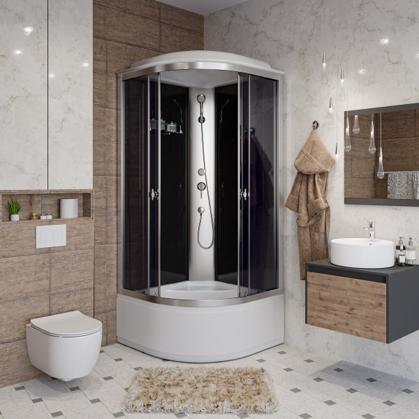 Душевая кабина 100x100 Niagara Eco E100/40/TN Душевая кабина 100x100 Niagara Eco E100/40/TN