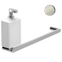 Полетенцедержатель с дозатором жидкого мыла Webert Living LV501501345 никель матовый