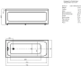 Ванна акриловая 175x70 AQUATEK Мия MIY175-0000001 Ванна акриловая 175x70 AQUATEK Мия MIY175-0000001