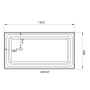 Душевая кабина 85x150 см AvaCan  V150 прозрачное Душевая кабина 85x150 см AvaCan  V150 прозрачное