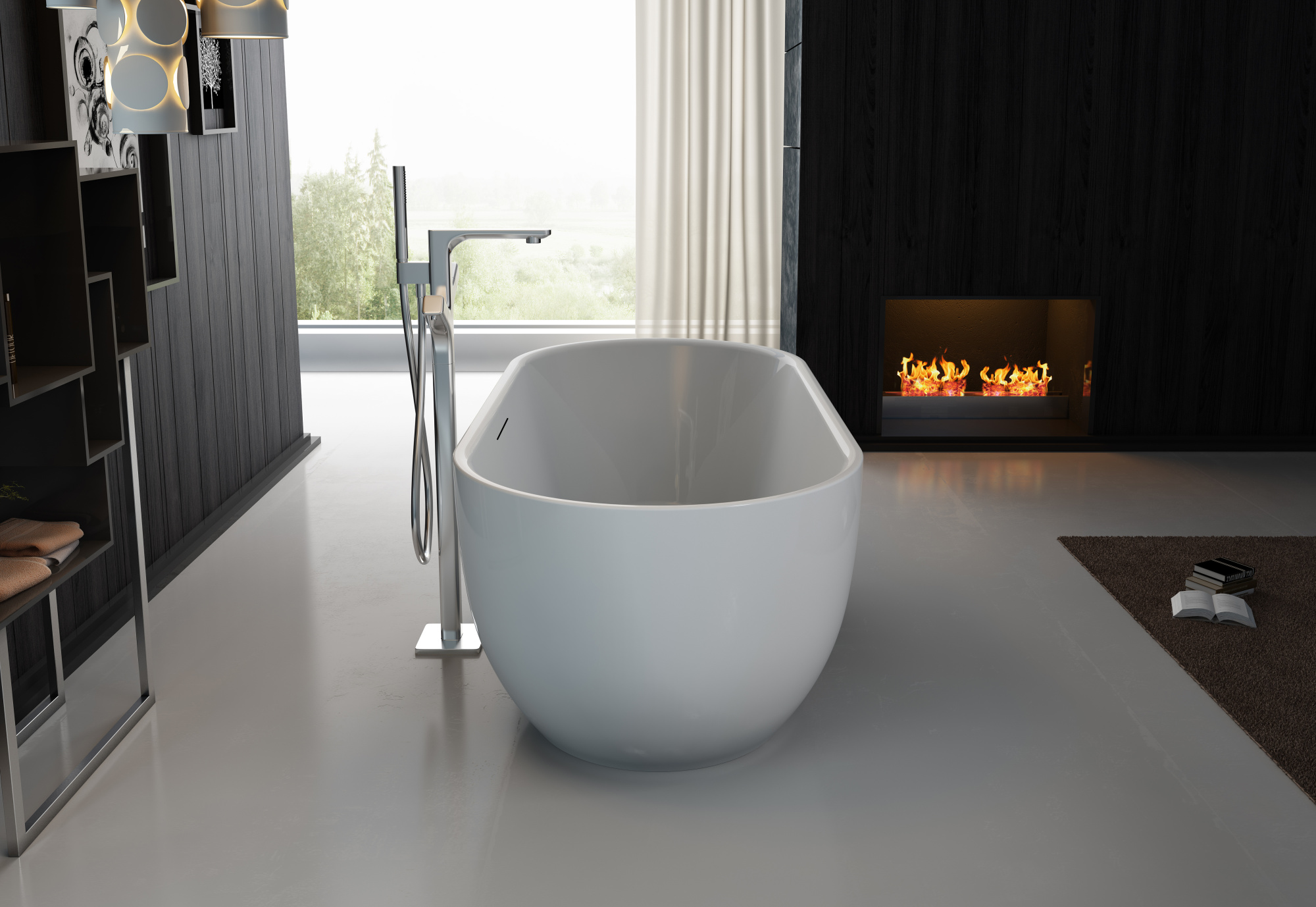 Ванна акриловая BelBagno 150x80 BB70-1500-800