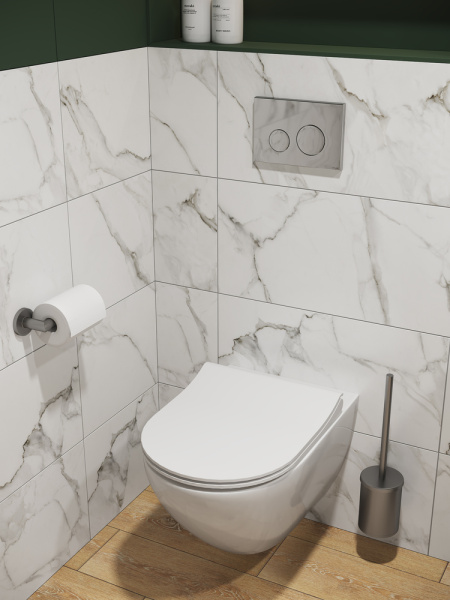 Унитаз Cersanit Brasko 64824 подвесной безободковый с микролифтом