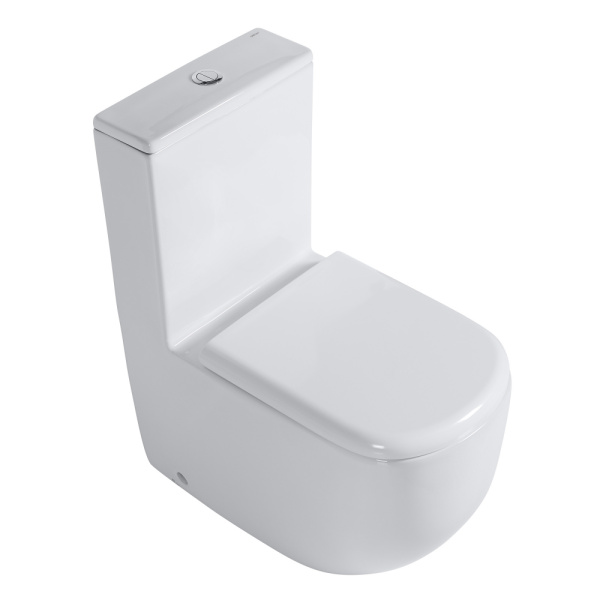 Унитаз-моноблок Abber Bequem AC1133T безободковый с микролифтом