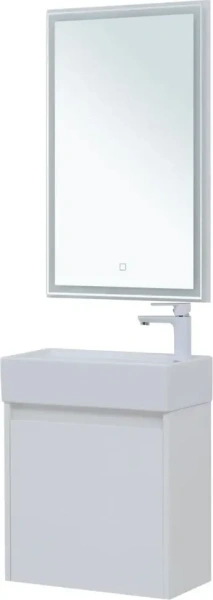 Мебель для ванной Aquanet Nova Lite 50 подвесная белая