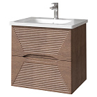 Тумба под раковину Caprigo Modo Terza 60 см 35611-RF15 подвесная скайрос