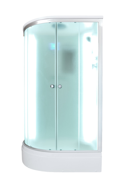 Душевая кабина DTO D272SRLED профиль хром