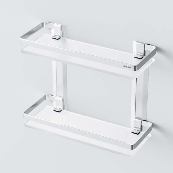 Полка для душа AM.PM Sense L 20755 A7455200 серебристая глянцевая